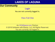 Tablet Screenshot of lakesoflaguna.com